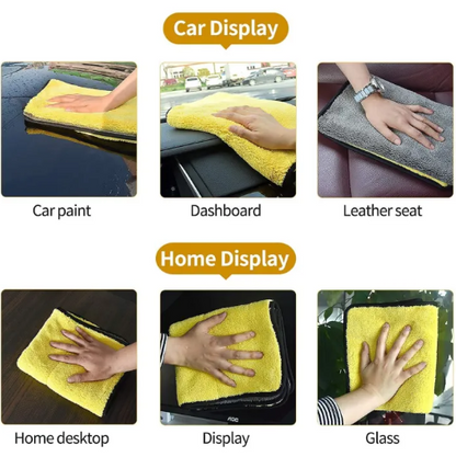 Double Side Microfiber Cloth (Pack of 2)